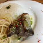 カジュアルふれんちれすとらん・おおの - ブリのソテー香草クリームソース