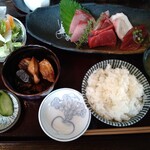 居酒屋 姫咲丸 - お刺身おまかせ5点盛