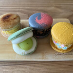 ザシュガーフォレスト - ◉クレームブリュレ／420円税込
      ◉シャインマスカット／450円税込
      ◉チョコクッキーミント／420円税込
      ◉バニラ／400円税込