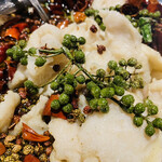陳家私菜 - とんでもない山椒の量。