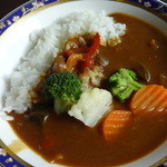 カフェレストラン24 - 朝カレー＋温野菜