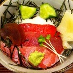 こみや寿司 - まぐろ山かけ丼アップ！