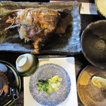 京の米料亭 八代目儀兵衛 - 鯛のあら炊きの銀シャリ御膳
