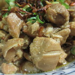 Warung Berkah Jaya - Baksoにトッピングの鶏肉