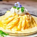 Italian mascarpone cheese Omelette Rice