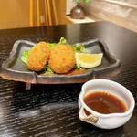 燈里屋 - 自家製和牛メンチカツ