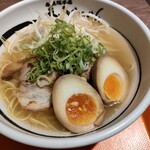 Temma Ramen - 播州赤穂塩半熟味玉もやし大盛