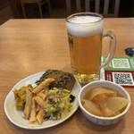 Shunsai Uchigohan Nanaya - 生ビール2杯目と惣菜バイキング第2陣♪