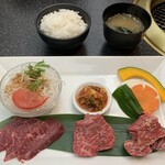 Nikuno Kappou Tamura - 定番牛焼肉ランチ、3,280円