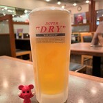 とんかついなば和幸 - 生ビール　￥660