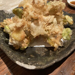 Shuhari - そら豆と新生姜のかき揚げ