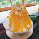日本料理 新茶家 - かき氷•マンゴー¥1800