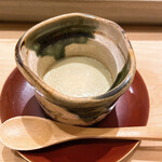 不動前 すし 岩澤 - だだちゃ豆の茶碗蒸し