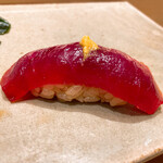 不動前 すし 岩澤 - 漬鮪　サイコーです