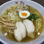 浜鶏 - 浜鷄ラーメン820円 大盛100円