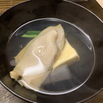 182418316 - 能登アワビ、卵豆腐