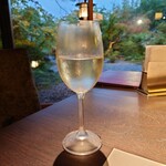 洋食 つばき - 獺祭グラス(700円)