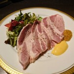 洋食 つばき - 黒豚ロースハムサラダ(1,800円)