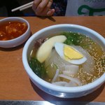 トトリ - 【2013年03月】こだわりの元祖盛岡冷麺（ハーフ）＠420円、辛味別盛。