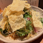 びんびや - 三つ葉と揚げのサラダ