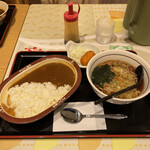 山田うどん食堂 - R4.8  カレーセットでたぬきそば・クーポンクリームコロッケ