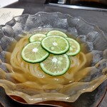 北海道焼肉 北うし - 酢橘冷麺