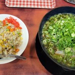 ラーメン藤 - 料理写真:らーめんセット