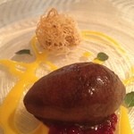 ビオディナミコ - マスカルポーネとアマレットのカダイフ添え