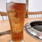 甲子園 牛萬 - サービスで提供されるお茶   このサイズは嬉しい♡