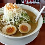 Kourakuen - ロカボスープ味噌＋ ネギY(´▽ `)Y味玉