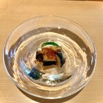 182438550 - お寿司ランチの先附(お寿司の写真を撮り忘れたのが残念^^;)