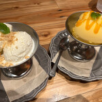 マンゴツリーカフェ - ココナッツアイス絶品