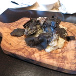 やまぐち - ＜2013.3月＞酒蒸しした鮑とモリユ茸のリゾット