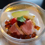 一舞庵 - 合鴨ロースと夏野菜