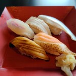 一舞庵 - 握り寿司5貫