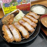 とんかつ 栄ちゃん - 早く食べたくてうずうずしてるアフター