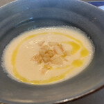 トラットリア ラ・エガオ - 冷製　桃のスープ