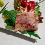 La Cucina - 前菜（肉のテリーヌ、ポテトサラダ、葉野菜）