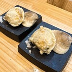 寿司割烹酒場 ゐまる - 蛤の天麩羅