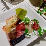 La Cucina - 前菜（海鮮系３種、ブロッコリのムース）