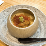 寿司割烹酒場 ゐまる - ウニとイクラと夏野菜の冷製茶碗蒸し