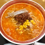 福の家 - 担々麺 大盛(850円也) 今日は暑いので1辛で‥