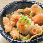 Seared beef tendon grown in Shizuoka ~ Dressed with green onion and ponzu sauce ~