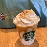スターバックスコーヒー - 沖縄ちんすこうバニラキャラメルフラペチーノ！