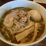 麺匠 大黒 - つけ汁 具がいっぱい^ ^