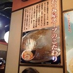 むつみ屋 - 壁の口上書き