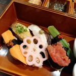 日本料理 まるやまかわなか - 野菜握り