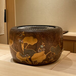 江戸焼肉 - 炭火の焼き場