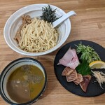 中華そば きなり - 季節メニュー   烏賊肝と煮干しの つけそば 。