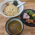 中華そば きなり - 烏賊肝と煮干しの つけそば     1000円